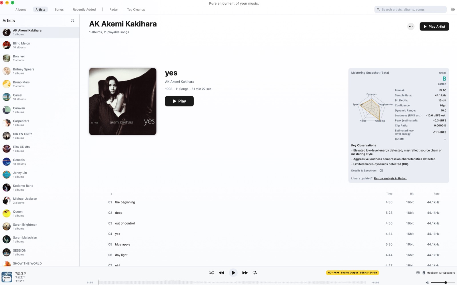 Beispiel-Screenshot der automatischen Bibliothekserkennung 4