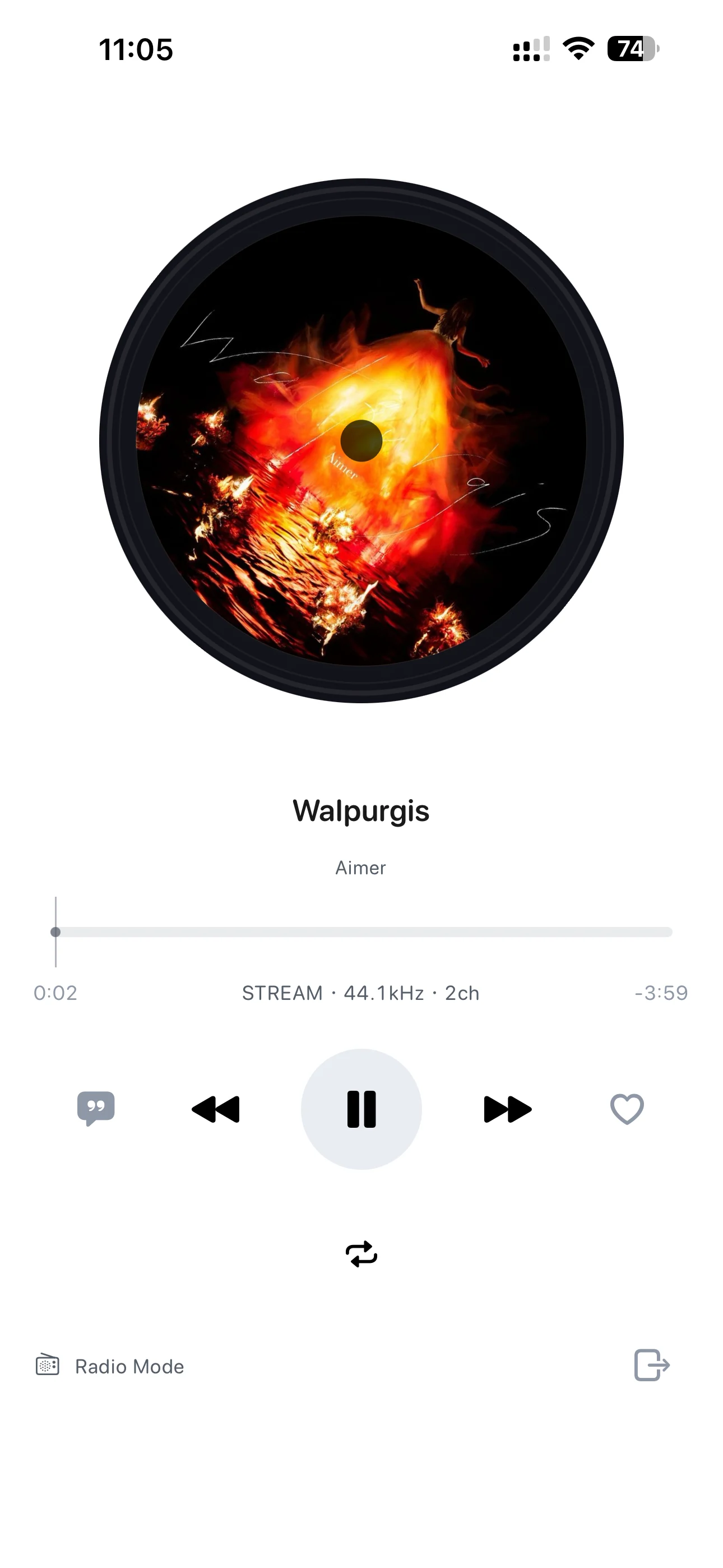 Listening modes
